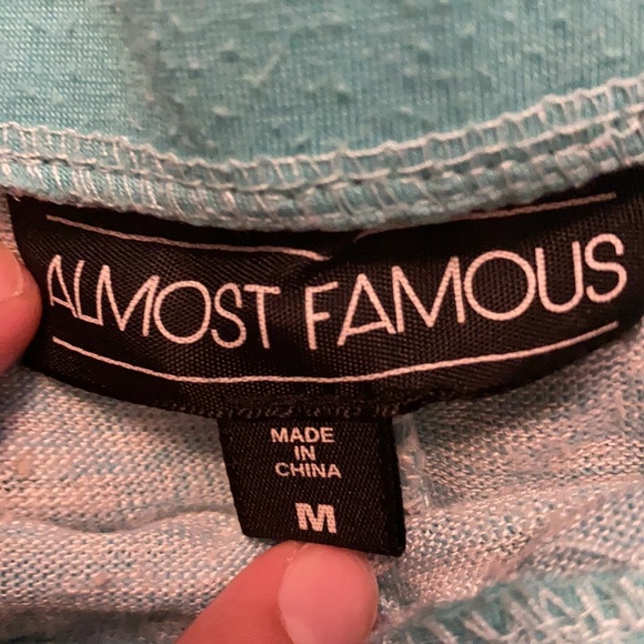 Almost famous and Ambiance Apparel Heather blue - Picture 2 of 3